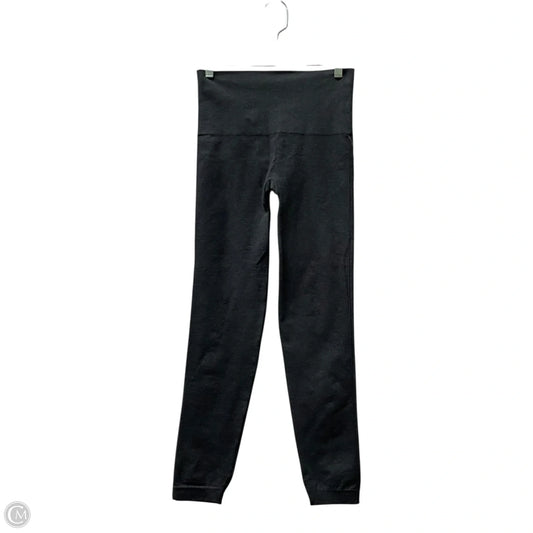 Athletic Leggings By Spanx In Grey, Size: L