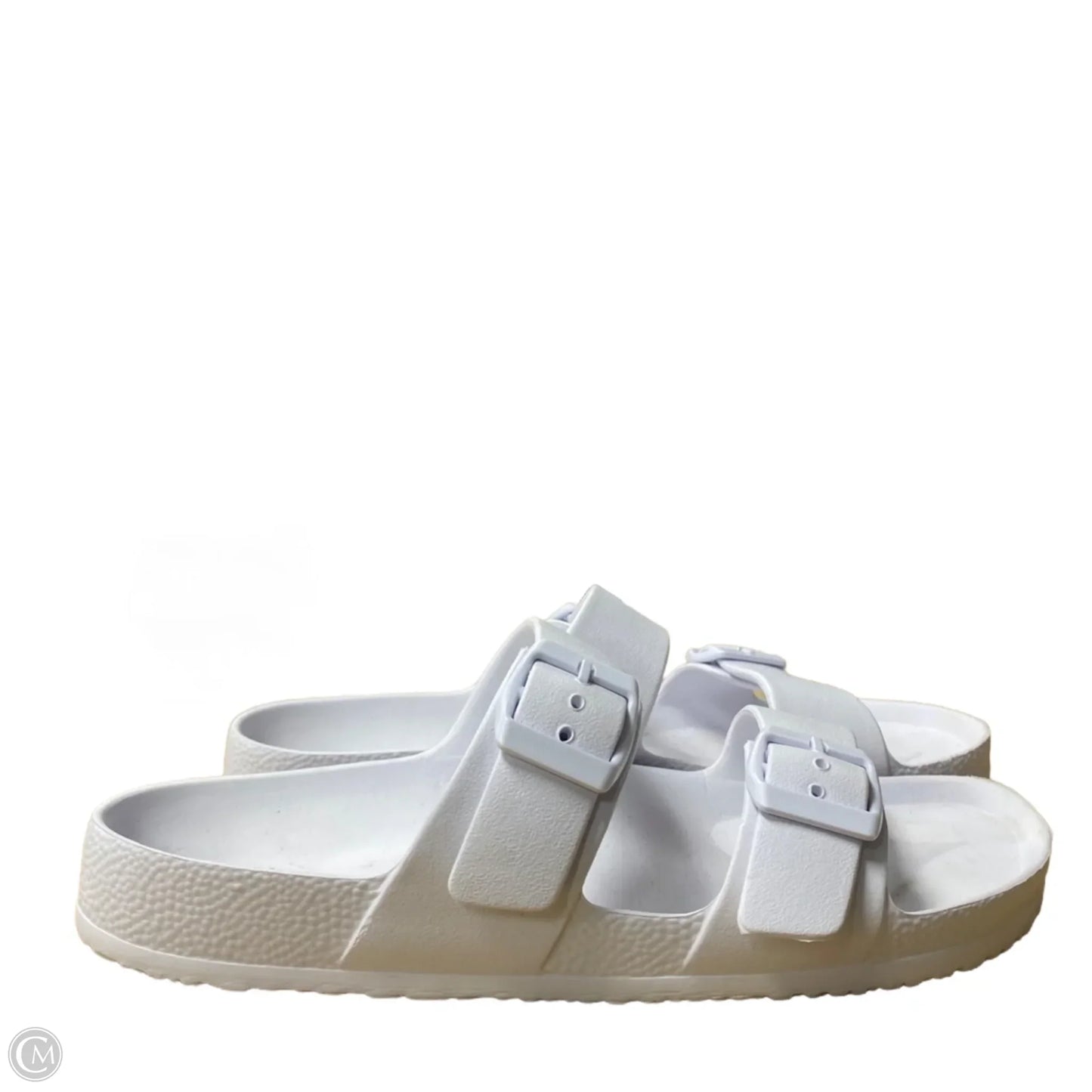 Sandals Flats By Shade & Shore In White, Size: 8