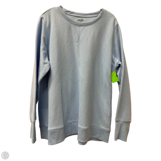 Athletic Top Long Sleeve Crewneck By Tek Gear In Blue, Size: 2x