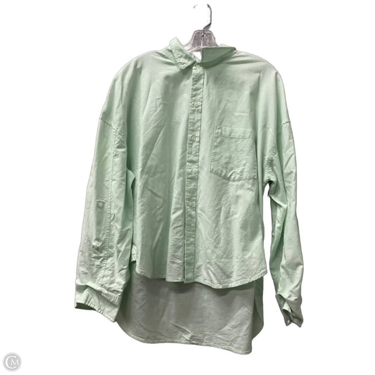 Top Long Sleeve By Citizens Of Humanity In Green, Size: L