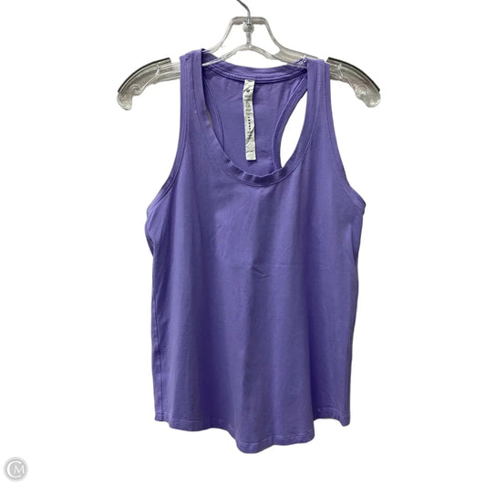 Athletic Tank Top By Lululemon In Purple, Size: 4