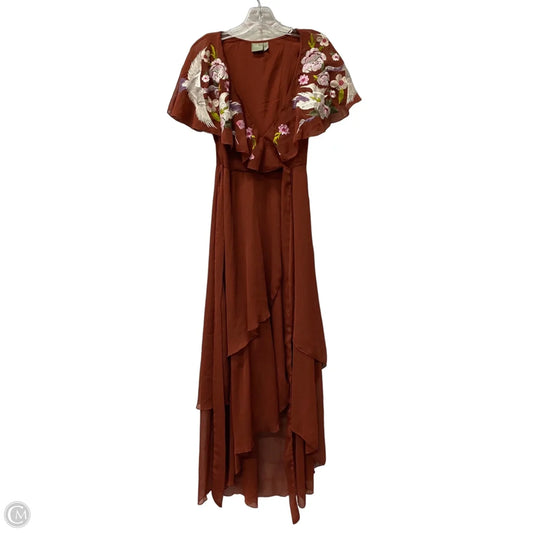 Dress Casual Maxi By Asos In Red, Size: Xs