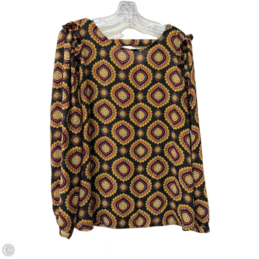Top Long Sleeve By Loft In Blue, Size: L
