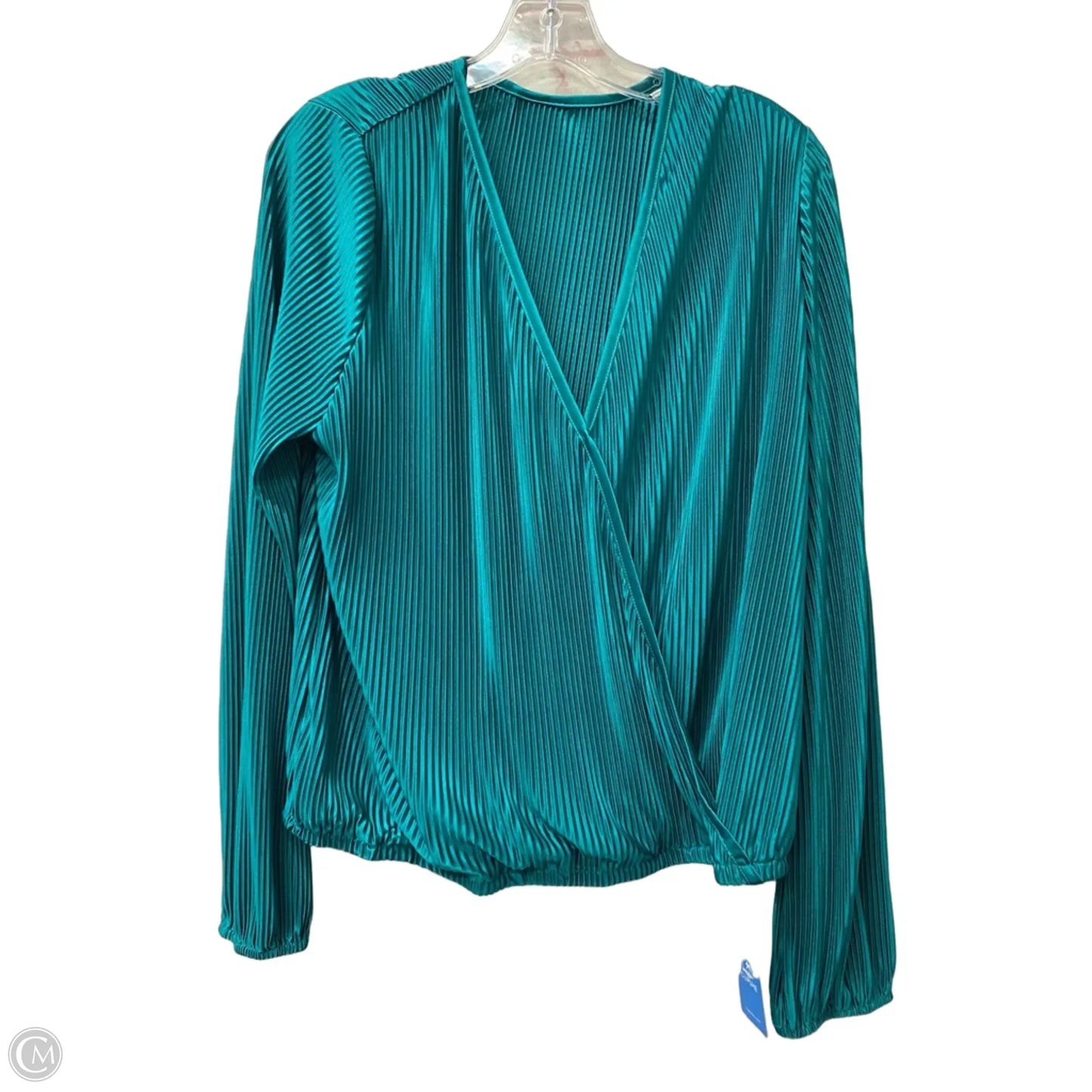 Top Long Sleeve  In Blue, Size: Xl