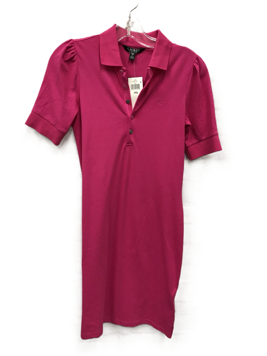 Dress Casual Midi By Lauren By Ralph Lauren  Size: Petite   Xs