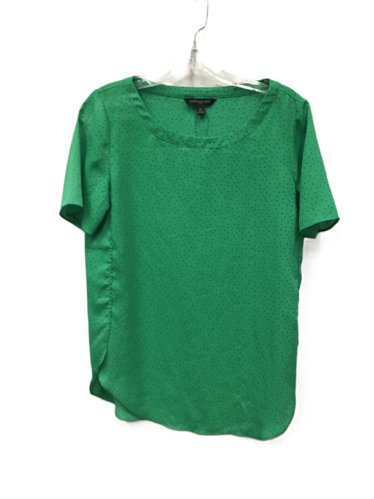 Green Top Short Sleeve By Banana Republic, Size: Xs