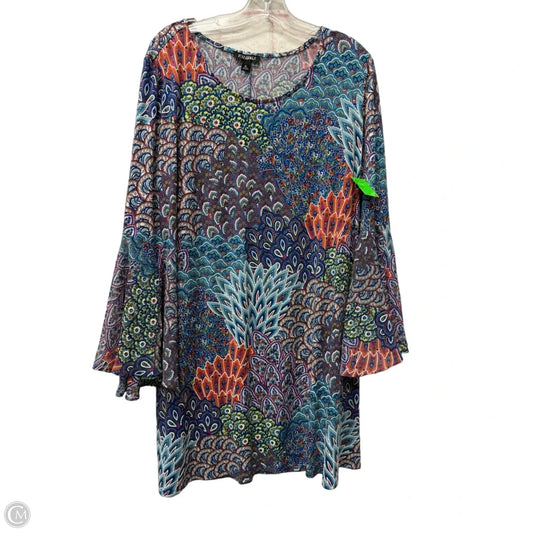Dress Casual Midi By Roz And Ali In Multi-colored, Size: Xl