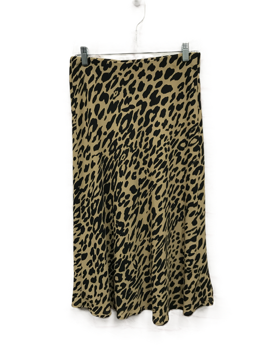 Animal Print Skirt Midi By Banana Republic, Size: 6