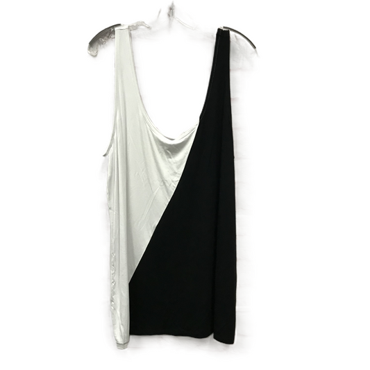 Black & White Top Sleeveless By Torrid, Size: 3x