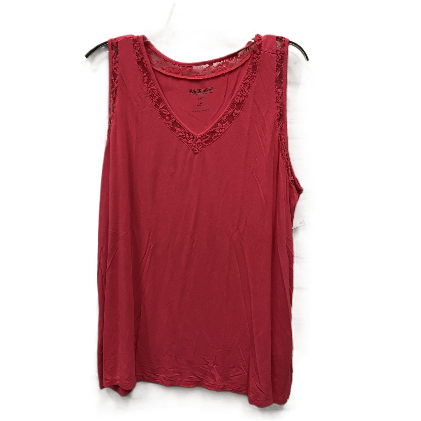Pink Top Sleeveless By Torrid, Size: 3x