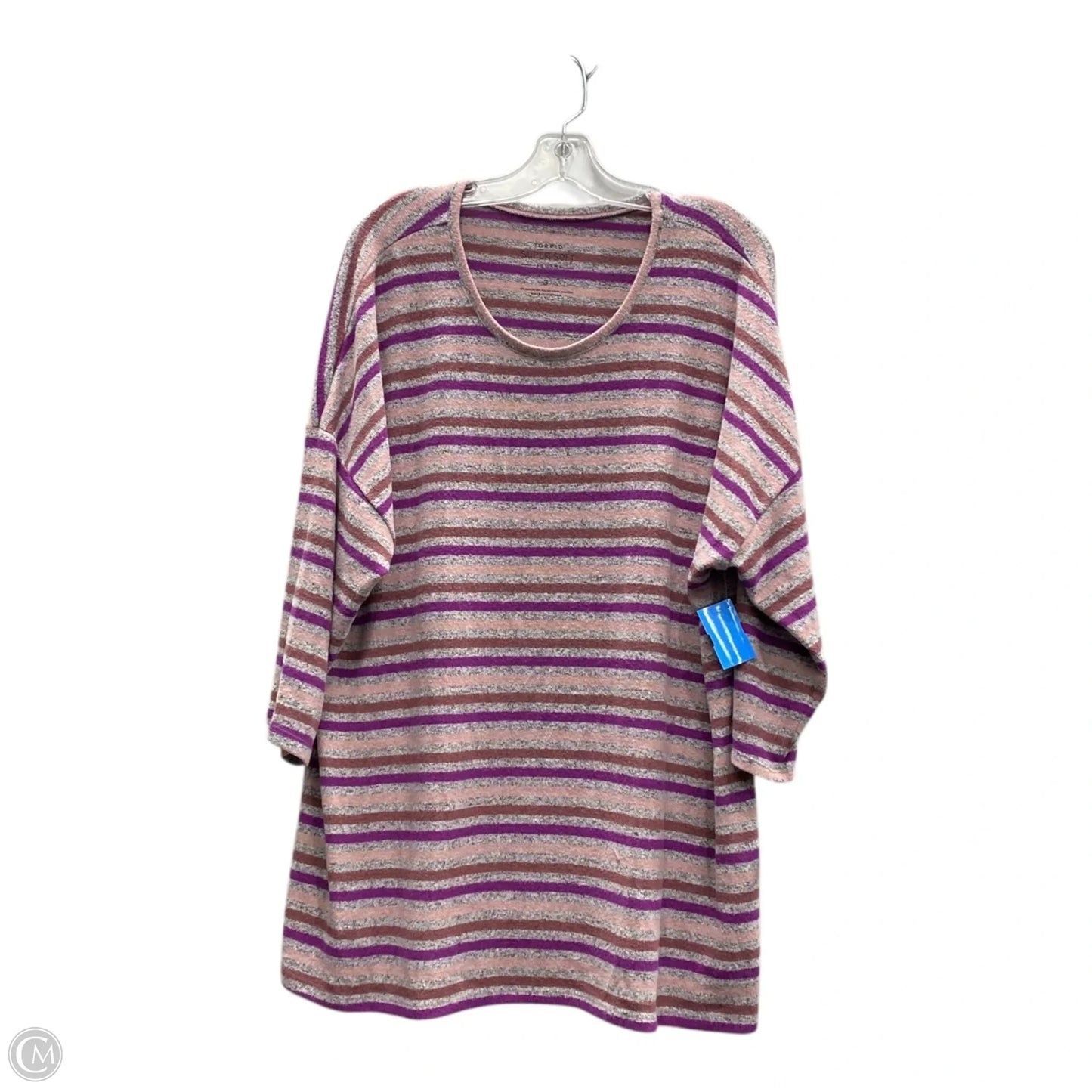 Top Long Sleeve By Torrid In Pink, Size: 3x