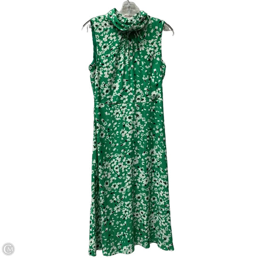 Dress Designer By Karl Lagerfeld In Green & White, Size: Xs