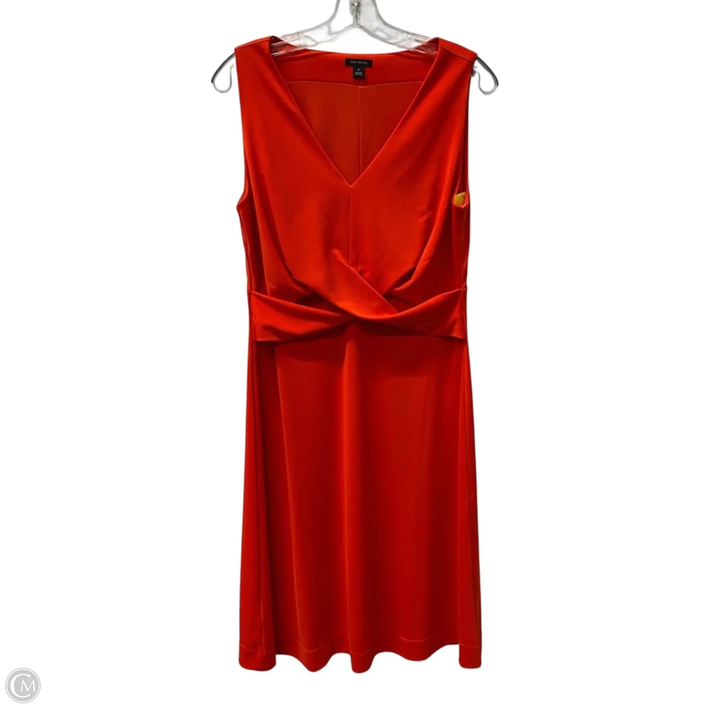 Dress Casual Short By Ann Taylor In Red, Size: M