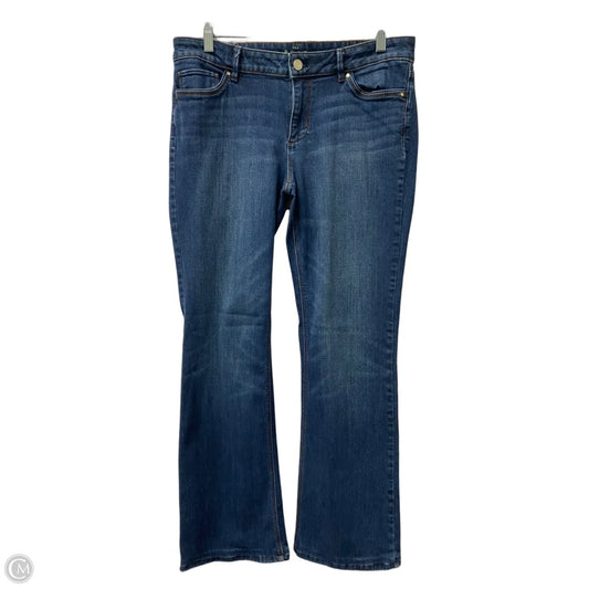 Jeans Straight By White House Black Market In Blue, Size: 8