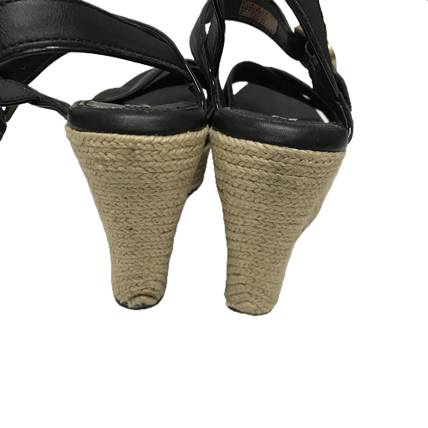 Black & Tan Sandals Heels Wedge By Ugg, Size: 7