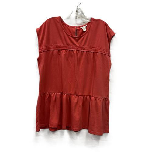 Top Sleeveless By Caslon In Pink, Size: Xl