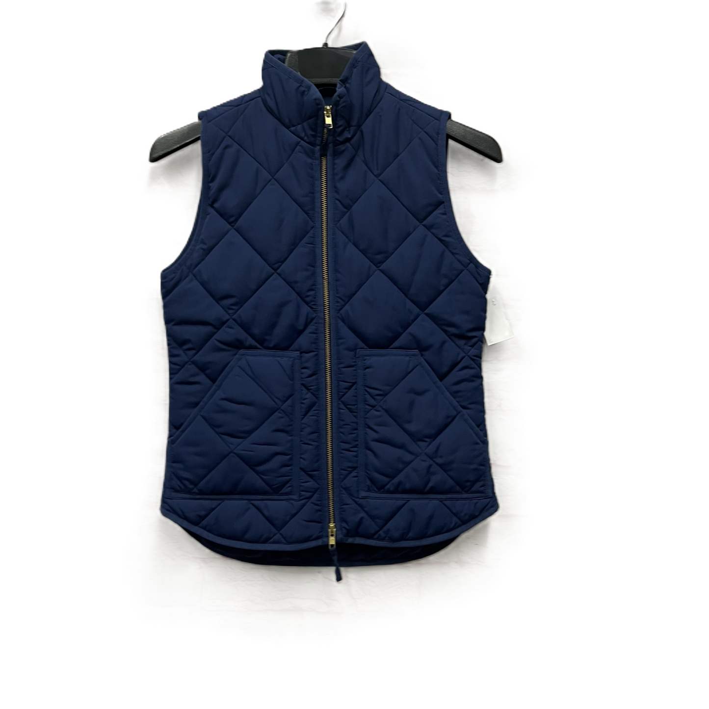 Vest Puffer & Quilted By J. Crew In Blue, Size: Xxs