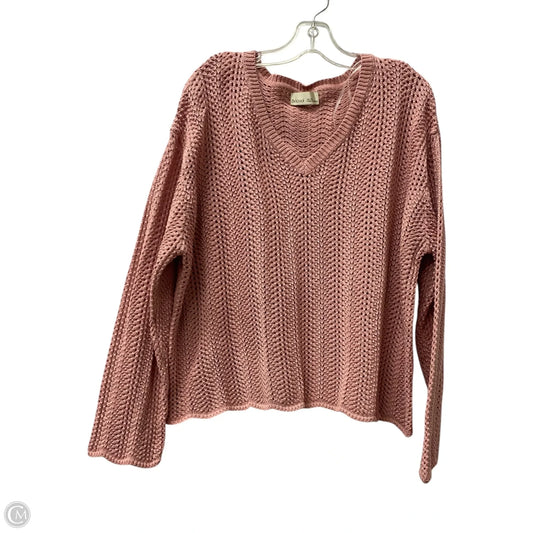 Sweater By Be Cool In Pink, Size: 1x