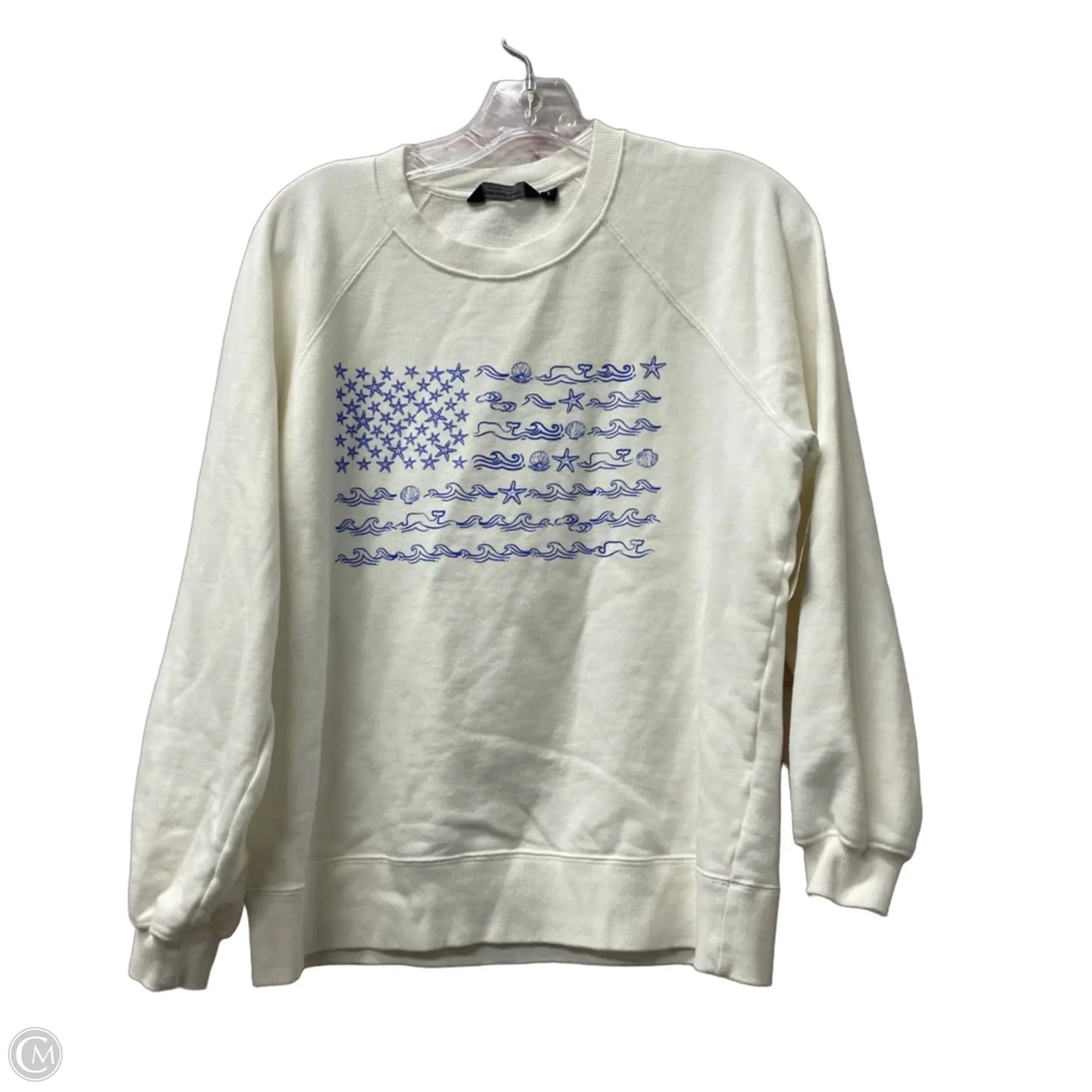 Top Long Sleeve By Vineyard Vines In White, Size: S