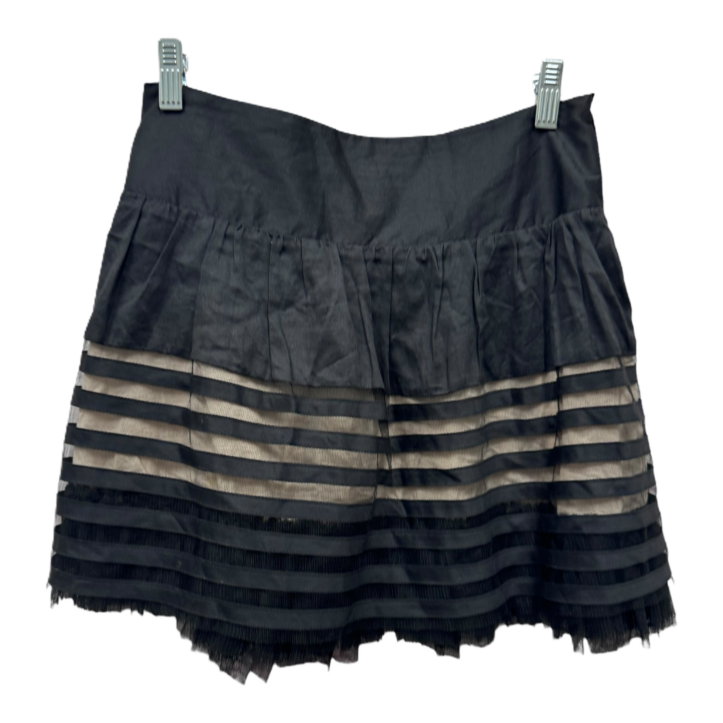 Black Skirt Mini & Short By Free People, Size: 10