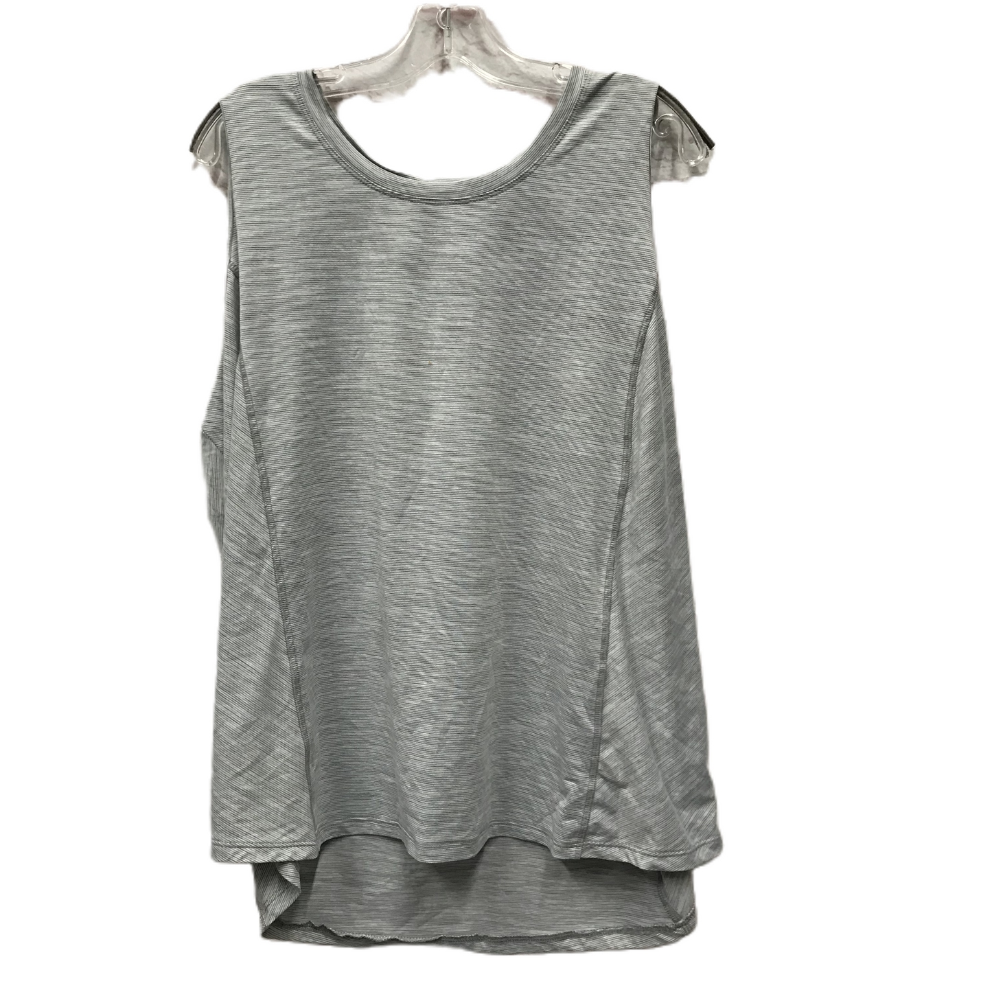 Grey Athletic Top Short Sleeve By Rbx, Size: 3x
