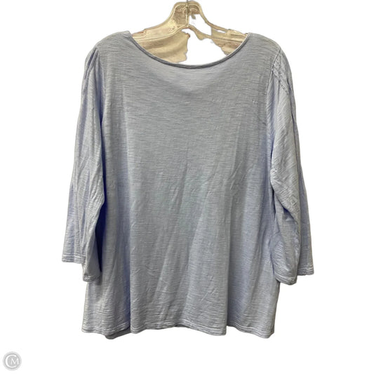 Top Long Sleeve By J. Jill In Blue, Size: S