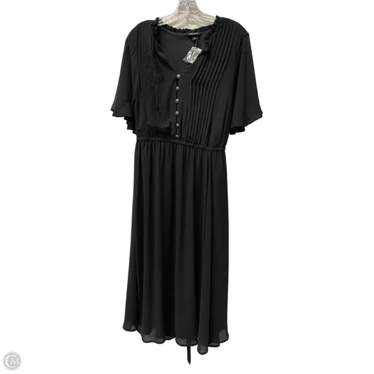 Dress Casual Midi By Torrid In Black, Size: 2x