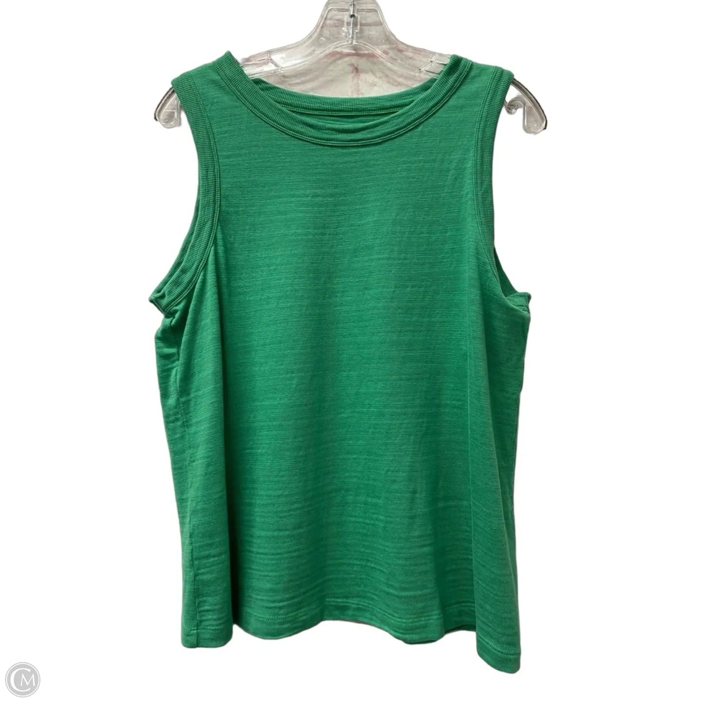Top Sleeveless Basic By Loft In Green, Size: L