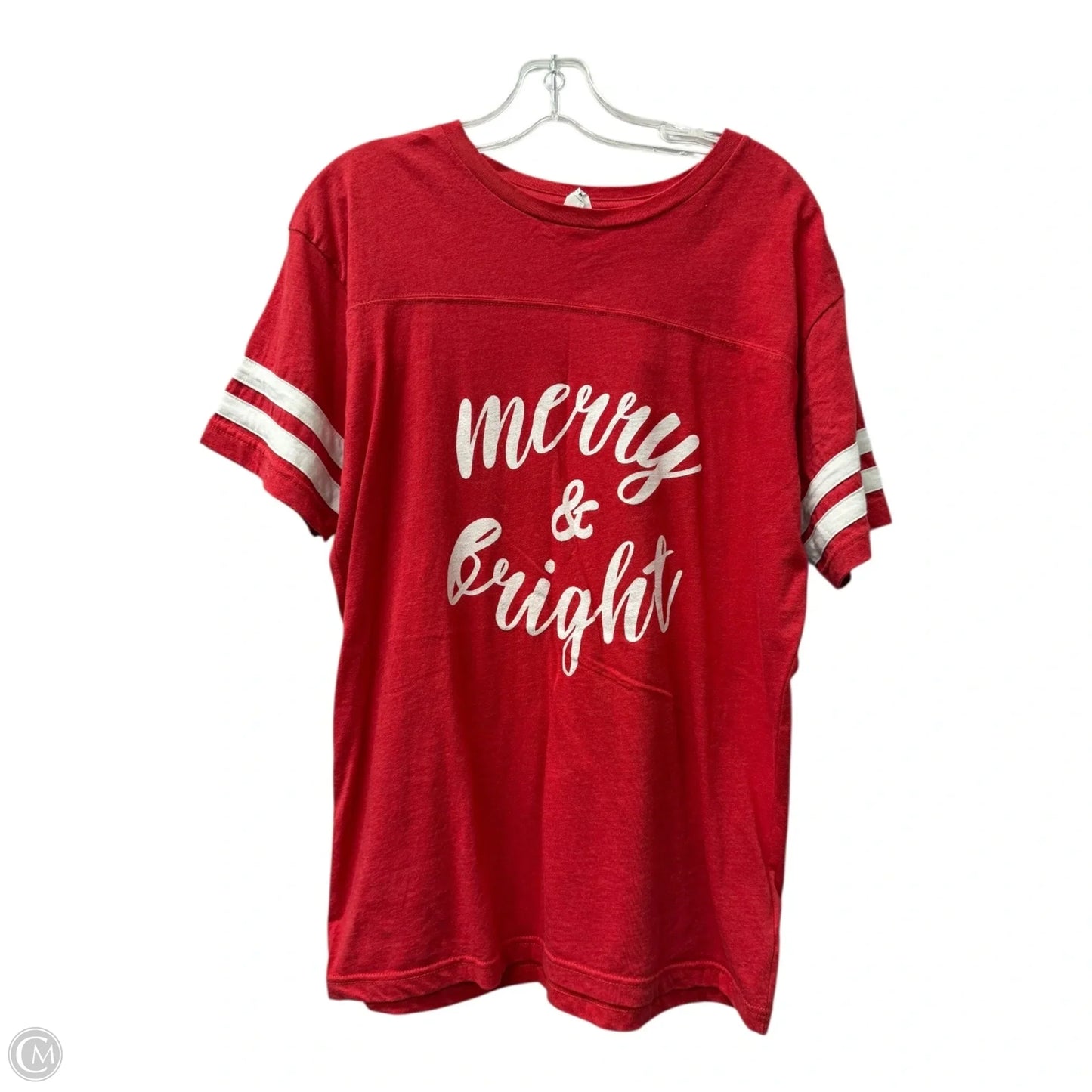 Top Short Sleeve By live and tell  In Red, Size: M