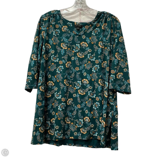 Top Short Sleeve By J. Jill In Green, Size: S