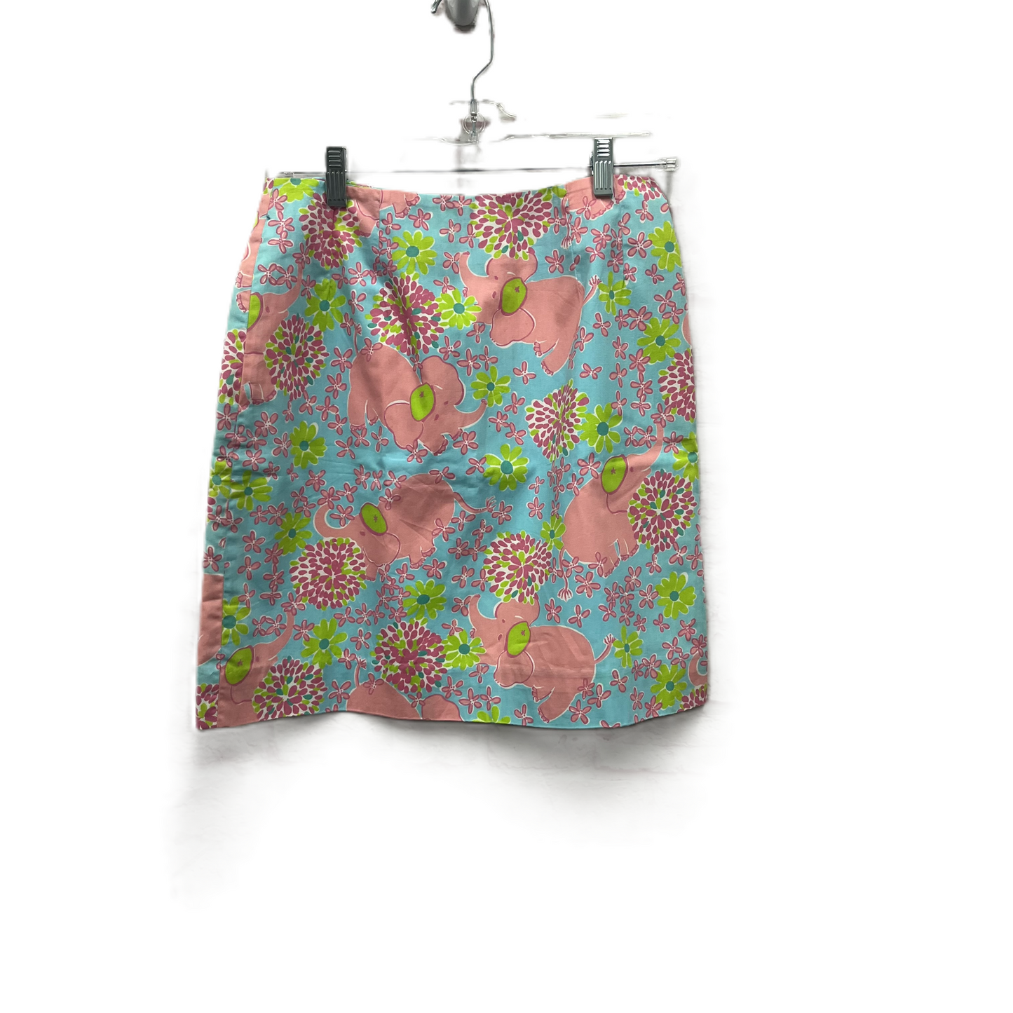 Skirt Midi By Lilly Pulitzer In Blue & Pink, Size: 4