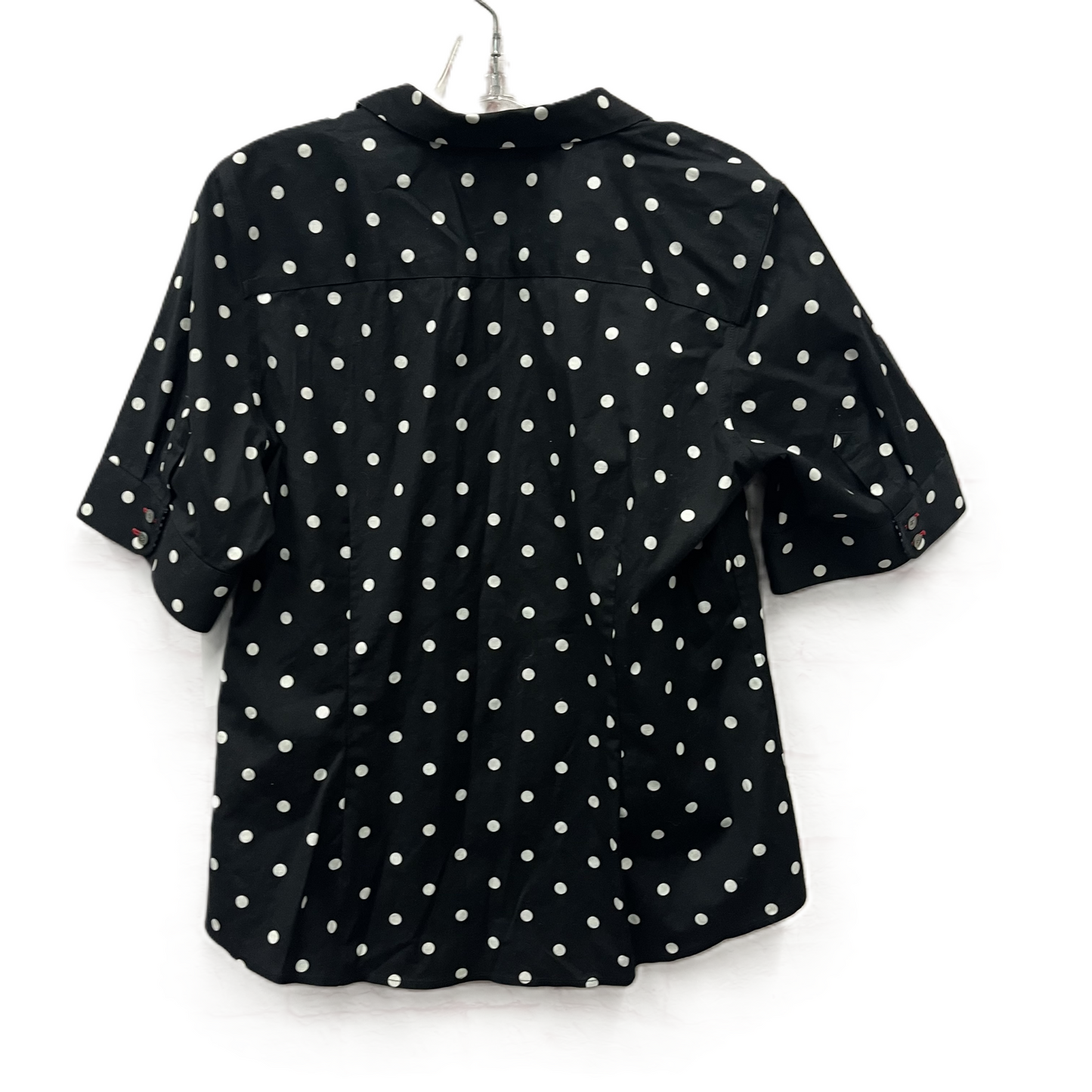 Top Short Sleeve By Talbots In Black, Size: Xl