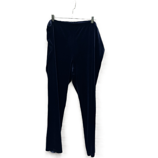 Pants Lounge By Susan Graver In Blue, Size: 2x