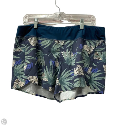 Athletic Shorts By Patagonia In Blue & Green, Size: L