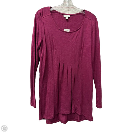 Top Long Sleeve By J. Jill In Purple, Size: S