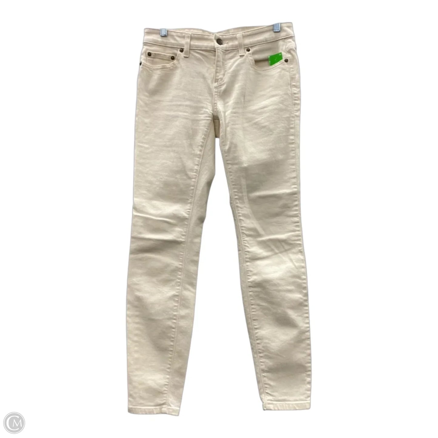 Jeans Skinny By Vineyard Vines In Ivory, Size: 4