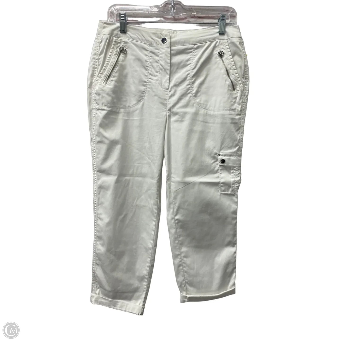 Pants Cropped By Chicos In White, Size: 2