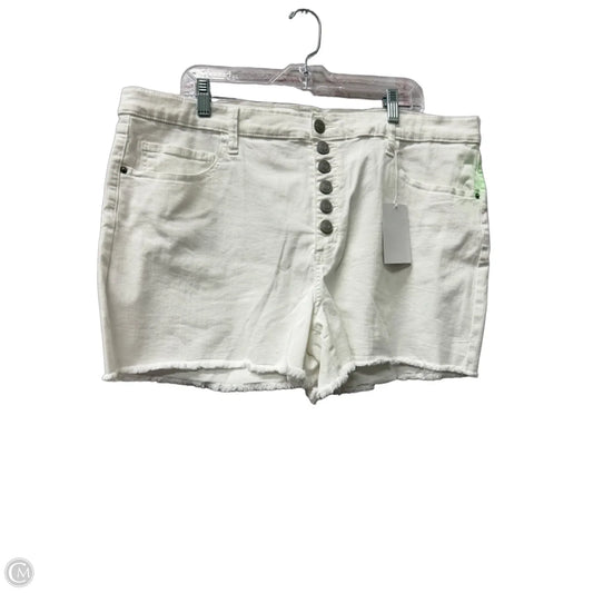 Shorts By Sneak Peek In White, Size: 3x