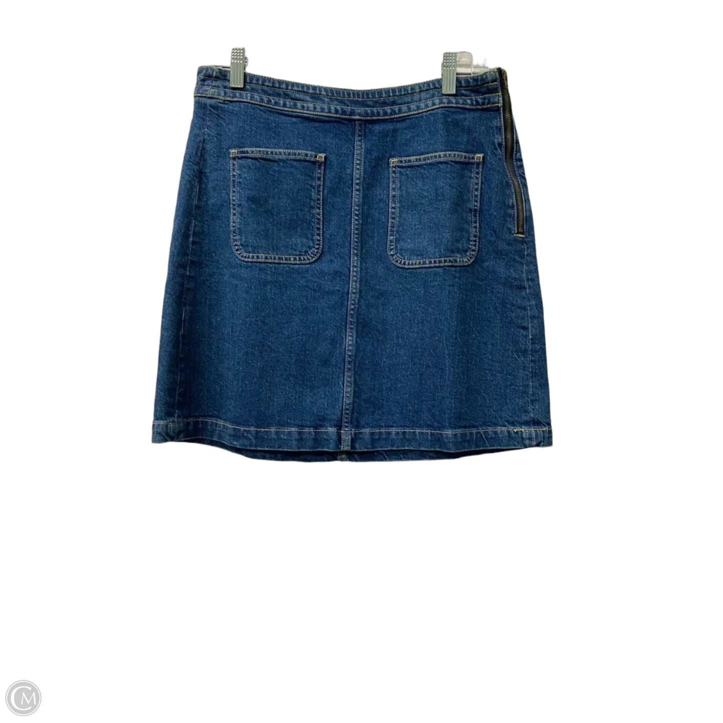 Skirt Mini & Short By Loft In Blue Denim, Size: 6