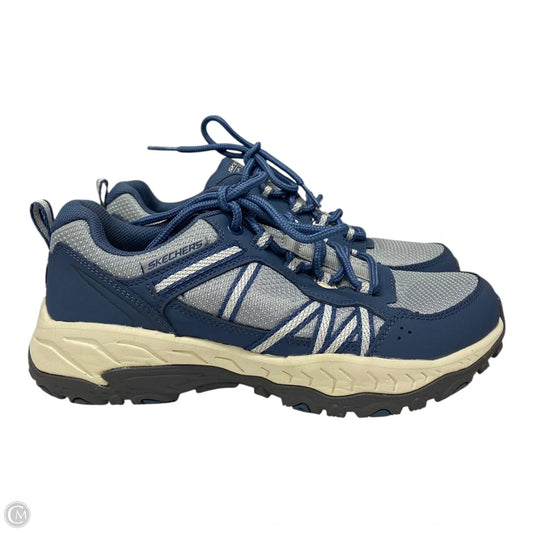 Shoes Athletic By Skechers In Blue, Size: