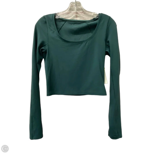 Athletic Top Long Sleeve Crewneck By Athleta In Green, Size: Sp