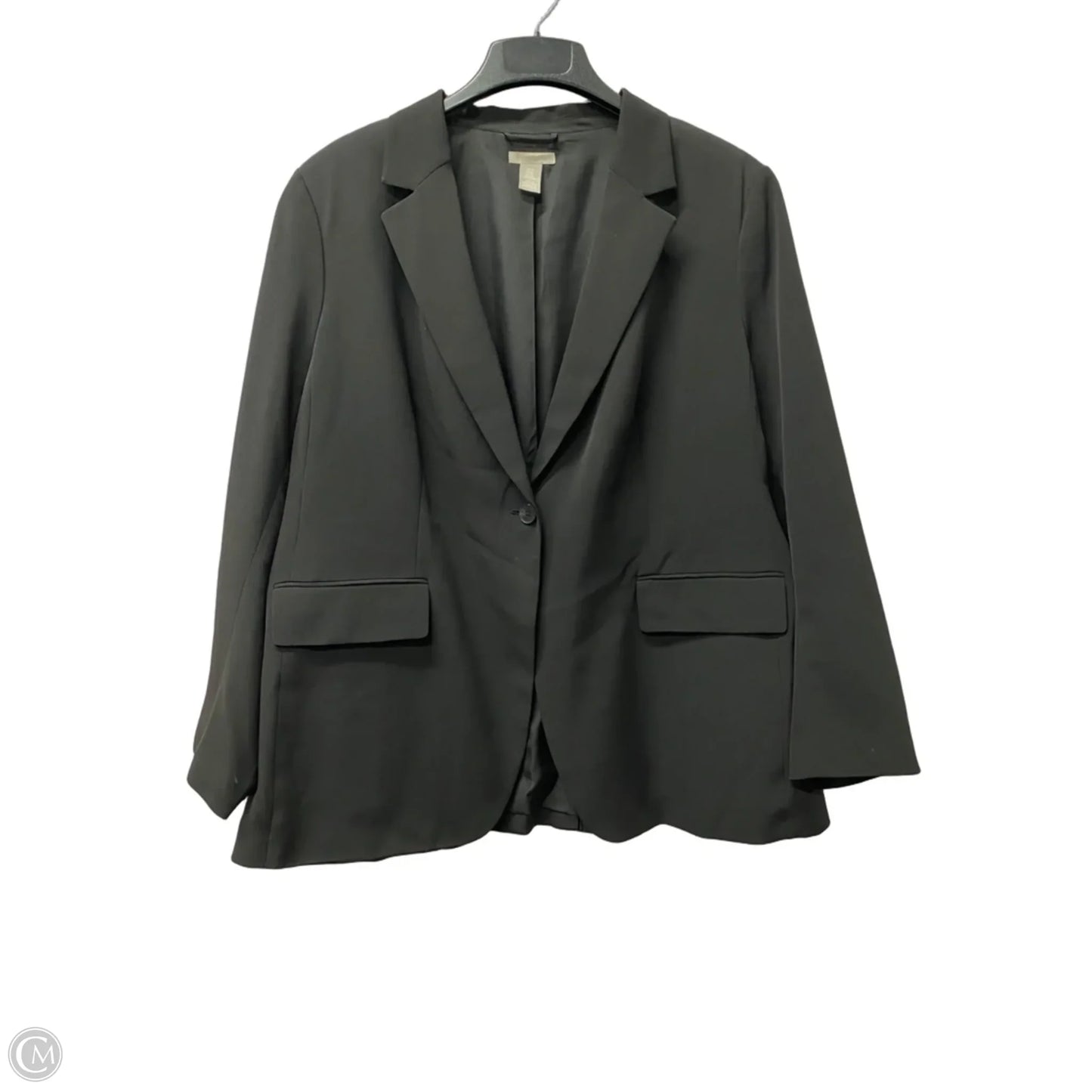 Blazer By H&m In Black, Size: 1x