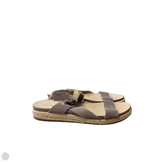 Sandals Flats By Lucky Brand In Brown, Size: 9