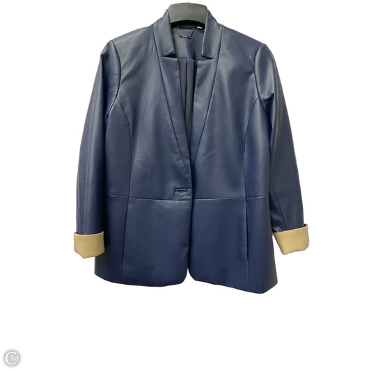 Blazer By Chicos In Blue, Size: M