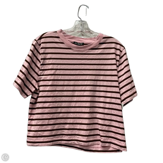 Top Short Sleeve By J. Crew In Pink, Size: M