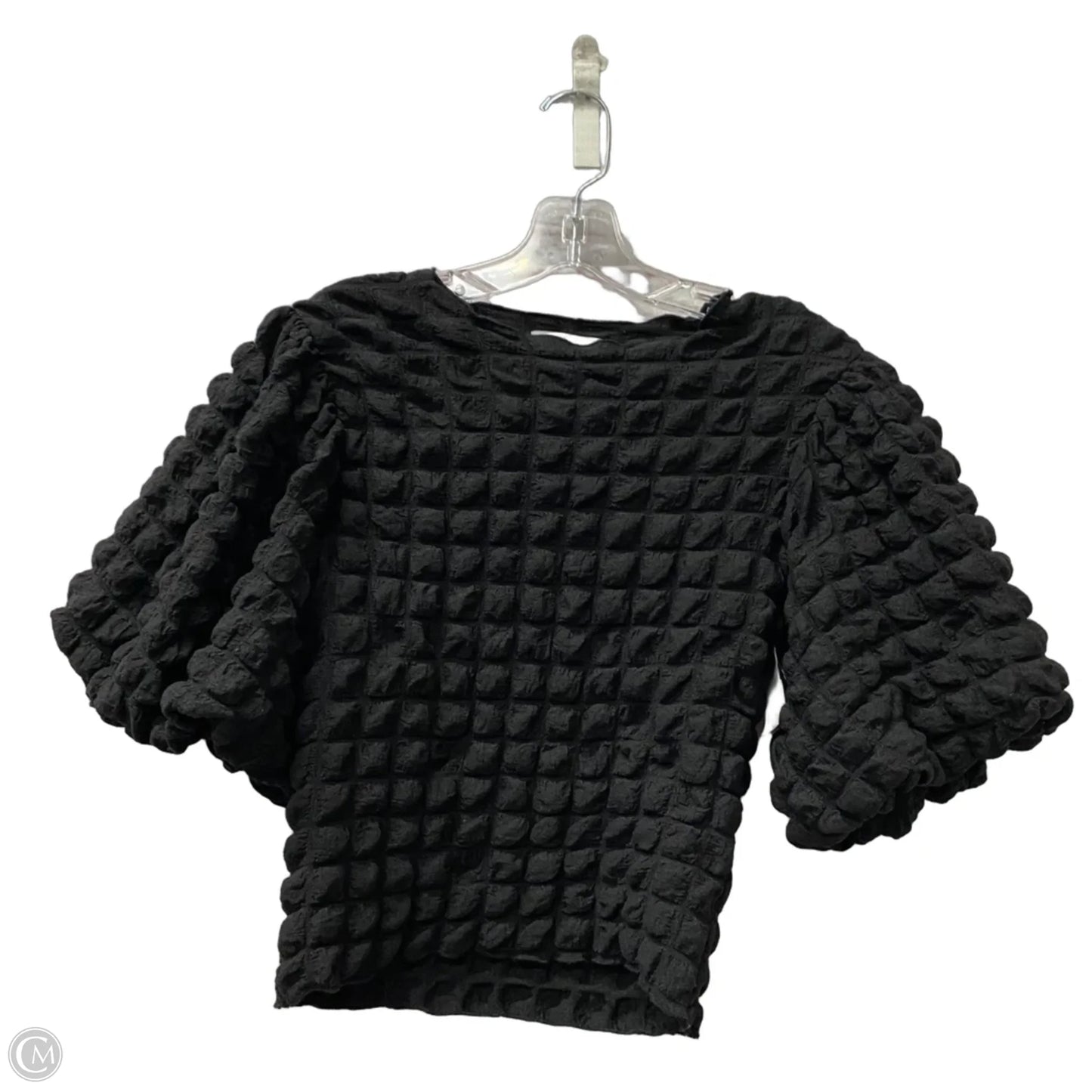 Top Short Sleeve By Eri + Ali In Black, Size: Xs
