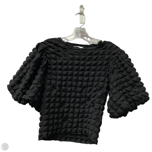Top Short Sleeve By Eri + Ali In Black, Size: Xs