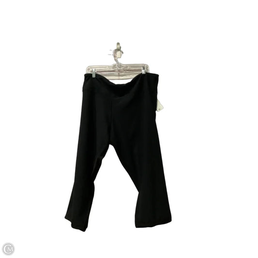 Athletic Capris By Bally In Black, Size: 3x