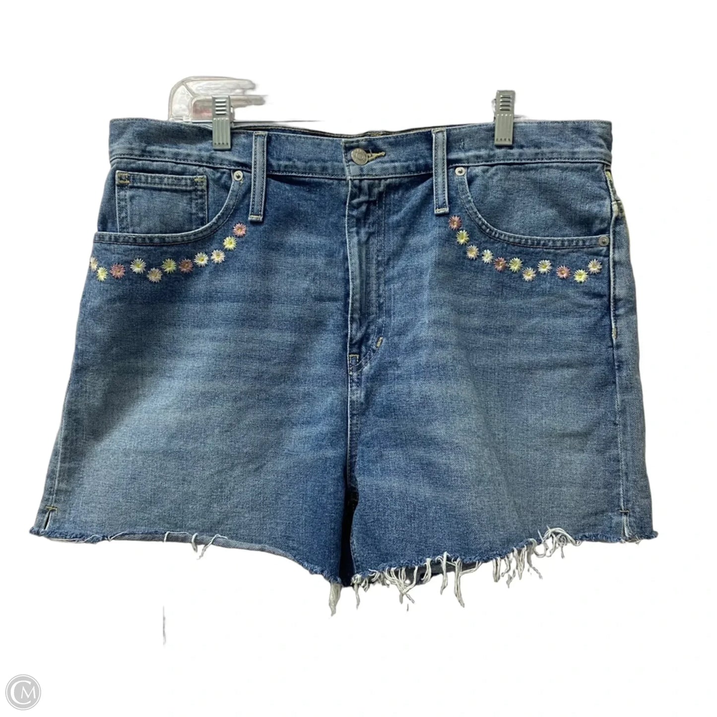 Shorts By Madewell In Blue Denim, Size: 14