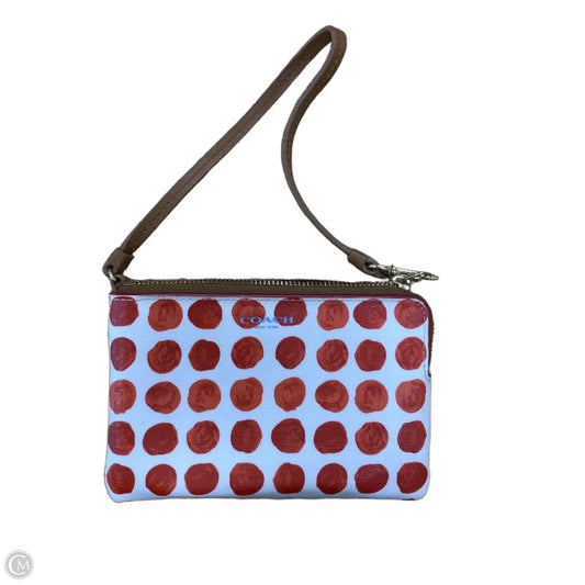 Wristlet Designer By Coach, Size: Small